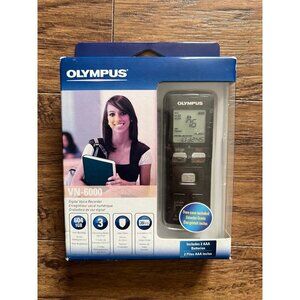 Olympus VN-6000 Handheld Indexing Digital Voice Recorder 1GB Memo Notes Dates